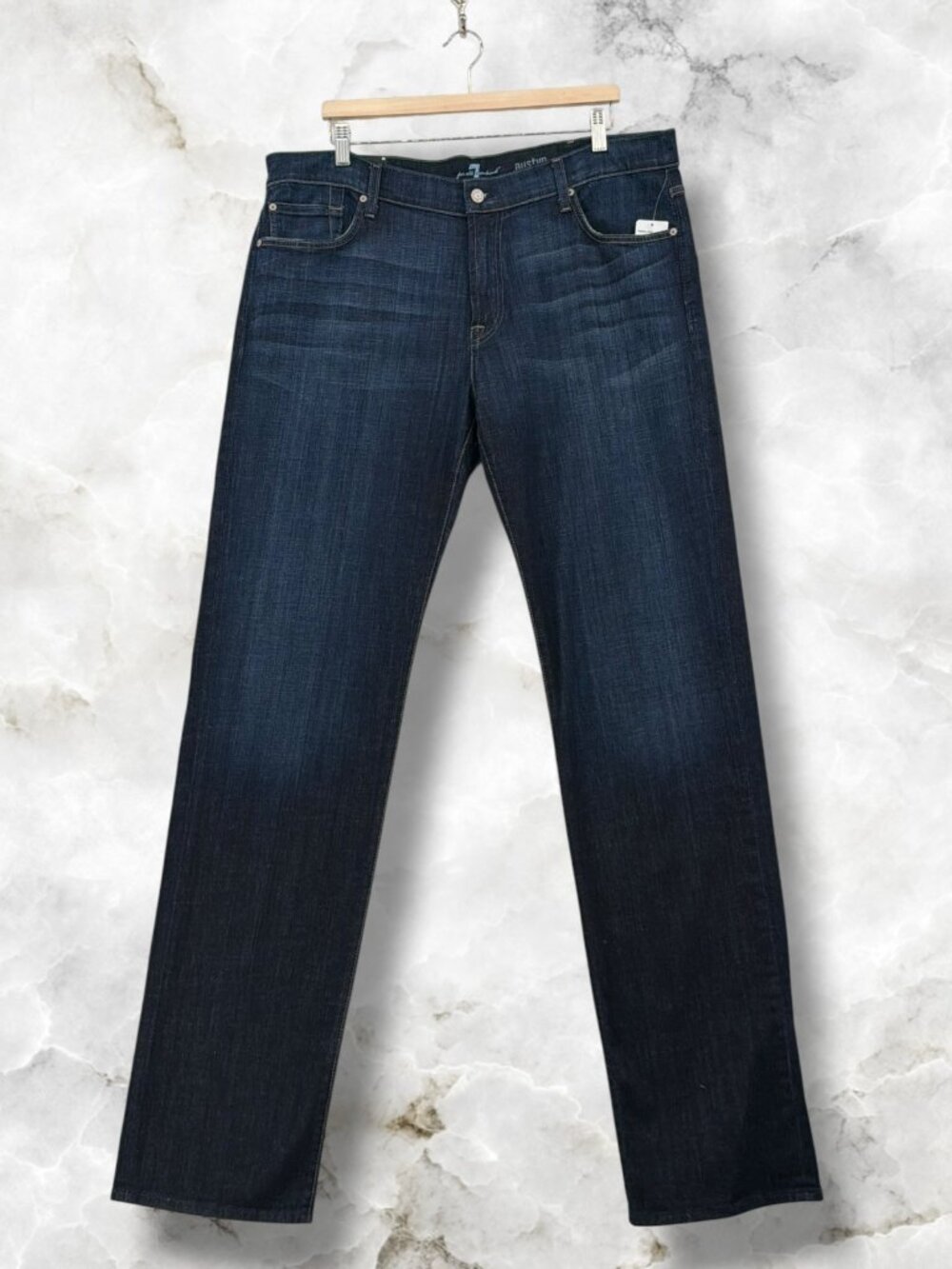 7 For All Mankind Austyn‎ Relaxed Straight Jeans 38